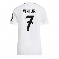 Camiseta Real Madrid Vinicius Junior #7 Primera Equipación para mujer 2024-25 manga corta